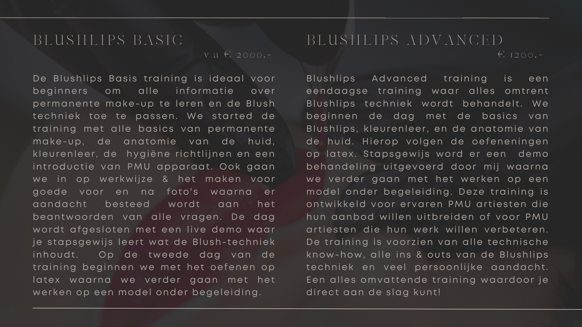 Onze wenkbrauwen omlijsten zowel onze ogen als ons gezicht en zijn daarom enorm belangrijk voor ons algehele uiterlijk! En wie droomt er niet van volle, perfect gevormde wenkbrauwen? Maar helaas is niet iedereen van nature gezegend met mooie wenkbrauwen. Veel vrouwen vinden de dagelijkse make-up van hun wenkbrauwen een enorme uitdaging die al snel tot ergernis kan leiden. Er zit veel tijd in en vaak lukt het niet om ze precies zo te krijgen als ze zelf willen. Permanente make up bied hier een oplossing voor. 