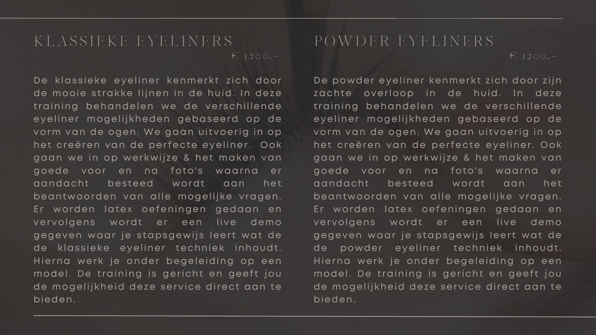 Om mooie permanente wenkbrauwen te maken heb ik doorgaans 2 behandelingen nodig. In de eerste behandeling bouw ik de kleur op in de huid, ik kies vaak voor een net wat lichtere kleur om de reactie met de huid te zien. Aan de hand van de genezen resultaten, pas ik de kleur en intensiteit van de behandeling aan waardoor ik de meest natuurlijke resultaten verkrijg. 